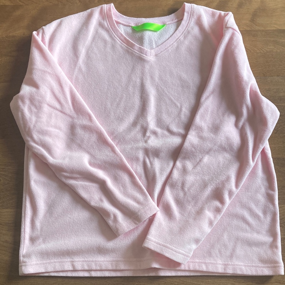 Women’s L light pink fleece sweatshirt